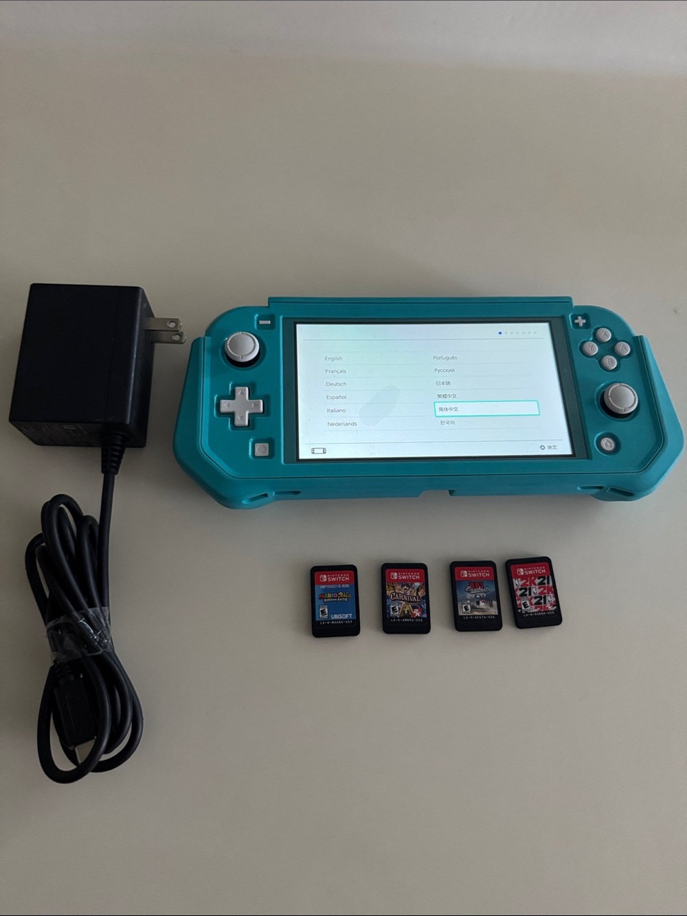 - Nintendo Switch Lite 4 Games Bundle